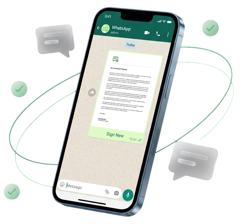 WhatsApp phone preview